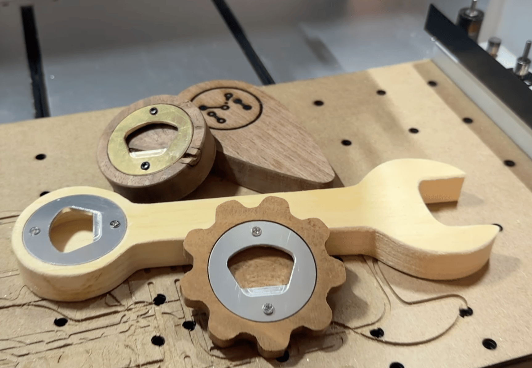 DIY Wood and Aluminum Bottle Opener