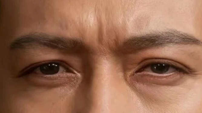 人物双眼特写人体艺术