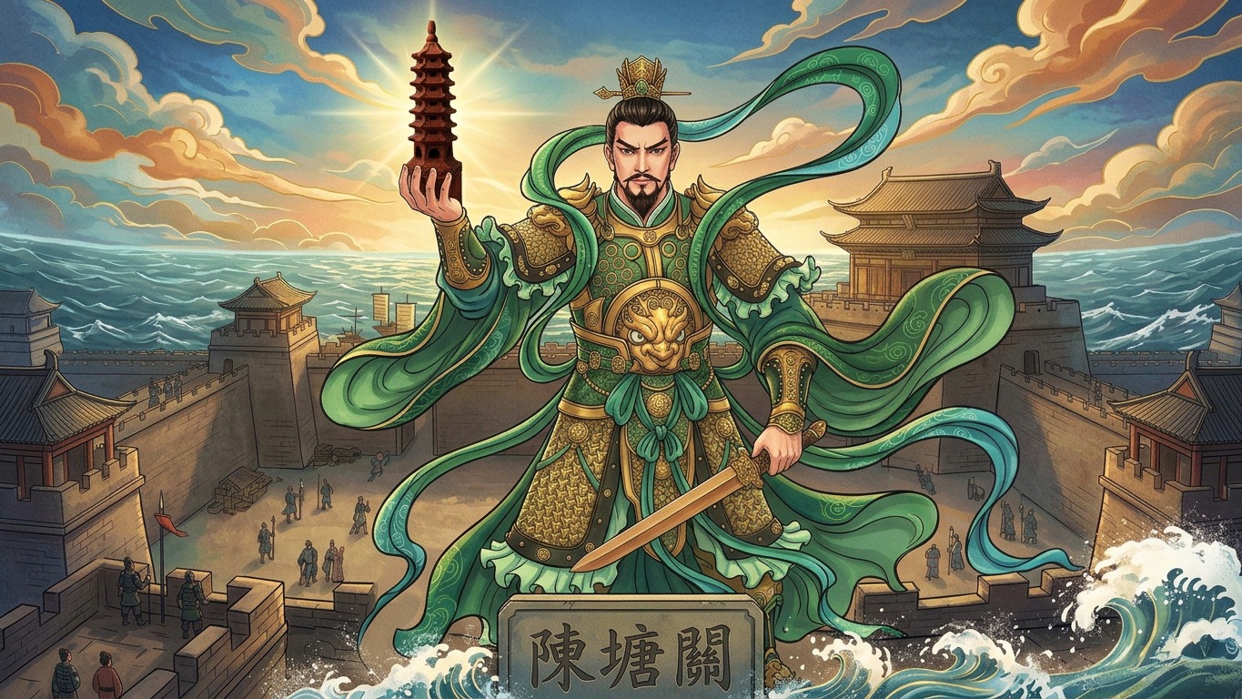 Illustrations featuring the Heavenly King Li of Chentang Pass