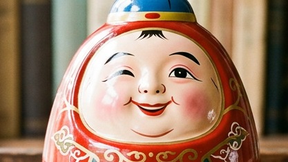 A childhood toy === a roly-poly toy, haha, so fun! ||---
