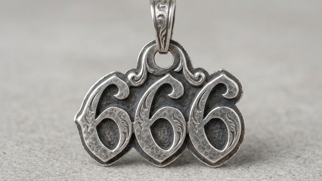 Vintage carved pendant